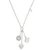 COACH Runway Heart Charm Long Pendant Necklace - Image 1