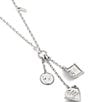 COACH Runway Heart Charm Long Pendant Necklace - Image 4