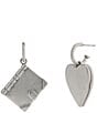 COACH Runway Heart Mismatch Drop Earrings - Image 1