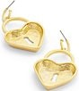 COACH Runway Padlock Drop Earrings - Image 2