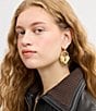 COACH Runway Padlock Drop Earrings - Image 4