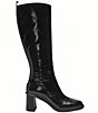 COACH Sculpted C Block Heel Leather Boots - Image 2
