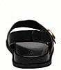 COACH Sculpted C Criss Cross Leather Sandals - Image 3