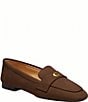 COACH Sculpted C Suede Loafers - Image 1