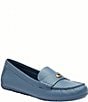 COACH Sculpted C Leather Driver Loafers - Image 1