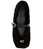 COACH Shearling And Suede Sculpted C Mary Jane Flats - Image 5
