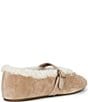 COACH Shearling And Suede Sculpted C Mary Jane Flats - Image 2