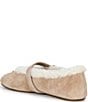 COACH Shearling And Suede Sculpted C Mary Jane Flats - Image 3