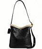 COACH Shearling Bleecker Bucket Bag, Color:Black - Image 1