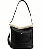 COACH Shearling Bleecker Bucket Bag, Color:Black - Image 2
