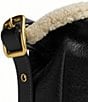 COACH Shearling Bleecker Bucket Bag, Color:Black - Image 4