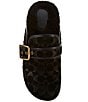 COACH Shearling Leather Buckle Logo Clogs - Image 5