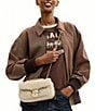 COACH Shearling Tabby Shoulder Bag 20, Color:Beige - Image 5