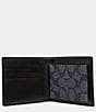 Color:Charcoal/Black - Image 2 - Signature 3-In-1 Signature Wallet