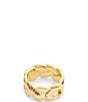 COACH Signature C Braided Band Ring - Image 1