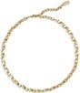 Color:Shiny Gold - Image 1 - Signature C Chain Choker Necklace