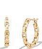 Color:Gold - Image 1 - Signature C Chain Small Hoop Earrings