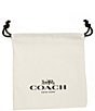 COACH Signature C Enamel Bangle Bracelet, Color:Brown/Gold - Image 5