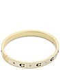 COACH Signature C Enamel Bangle Bracelet - Image 6