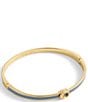 COACH Signature C Enamel Bangle Bracelet, Color:Blue/Gold - Image 1