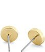 COACH Signature C Enamel Coin Stud Earrings - Image 2