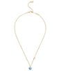 COACH Signature C Enamel Heart Short Pendant Necklace - Image 2