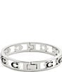 COACH Signature C Enamel Openwork Bangle Bracelet - Image 2