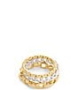 COACH Signature C Mixed Chain Stacked Ring Set - Image 1
