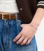 COACH Signature C Prong Charm Line Bracelet - Image 4