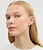 COACH Signature C Prong Stud Earrings - Image 4
