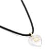 COACH Signature C Resin Heart Short Pendant Necklace - Image 3