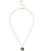 COACH Signature C Resin Short Pendant Necklace - Image 2