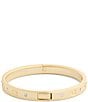 COACH Signature C Stone Bangle Bracelet - Image 4