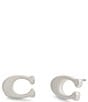 COACH Signature C Stud Earrings - Image 1