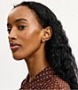 COACH Signature C Stud Earrings - Image 3
