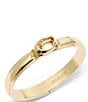 Color:Gold - Image 2 - Signature C Tabby Bangle Bracelet