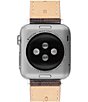 Color:Mahogany - Image 2 - Unisex Signature Canvas 42/44mm Bands for Apple Watch®