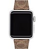 Color:Tan - Image 1 - Women's Signature Canvas 38/40mm Band for Apple Watch®