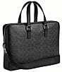 COACH Signature Canvas Caden Brief Bag, Color:Black Signature - Image 4