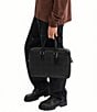 COACH Signature Canvas Caden Brief Bag, Color:Black Signature - Image 7