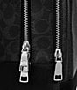 COACH Signature Canvas Wade Backpack, Color:Black Signature - Image 5