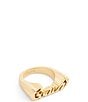 COACH Signature COACH Name Plate Band Ring - Image 1