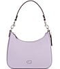 Color:Soft Purple - Image 1 - Signature Coated Canvas Silver Zip Crossbody Shoulder Bag