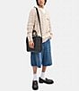 COACH Signature Coated Canvas Slim Briefcase, Color:Charcoal Signature - Image 5