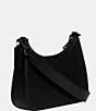 Color:Black - Image 4 - Signature Coated Canvas Solid Black Crossbody Shoulder Bag