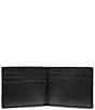 COACH Signature Coated Canvas/Leather Slim Billfold Wallet, Color:Charcoal/Black - Image 2