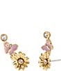 Color:Multi/Gold - Image 1 - Signature Daisy Ear Crawlers Earrings