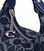 COACH Signature Denim Jonie Bag, Color:LH/DEEP BLUE MULTI - Image 5