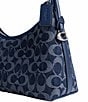 COACH Signature Denim Juliet 25 Shoulder Bag, Color:Deep Blue - Image 5