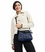 COACH Signature Denim Juliet 25 Shoulder Bag, Color:Deep Blue - Image 6